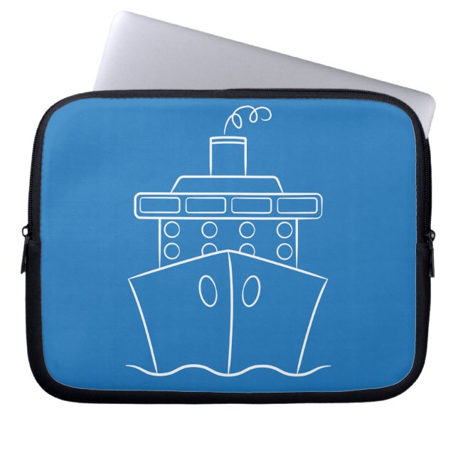 Kreuzfahrtschiff Laptopschutzhülle (Vorderseite)