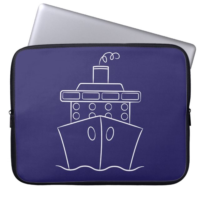 Kreuzfahrtschiff Laptopschutzhülle (Vorderseite)