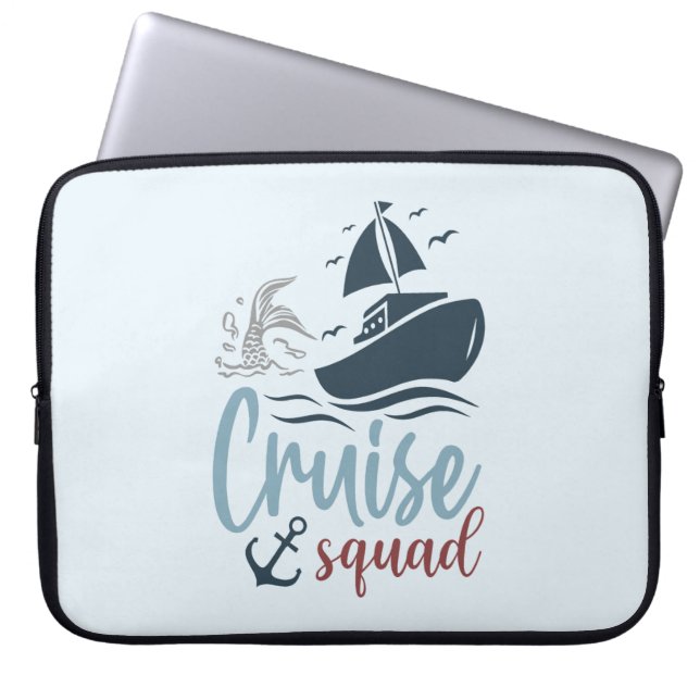Kreuzfahrtschiff Laptopschutzhülle (Vorderseite)