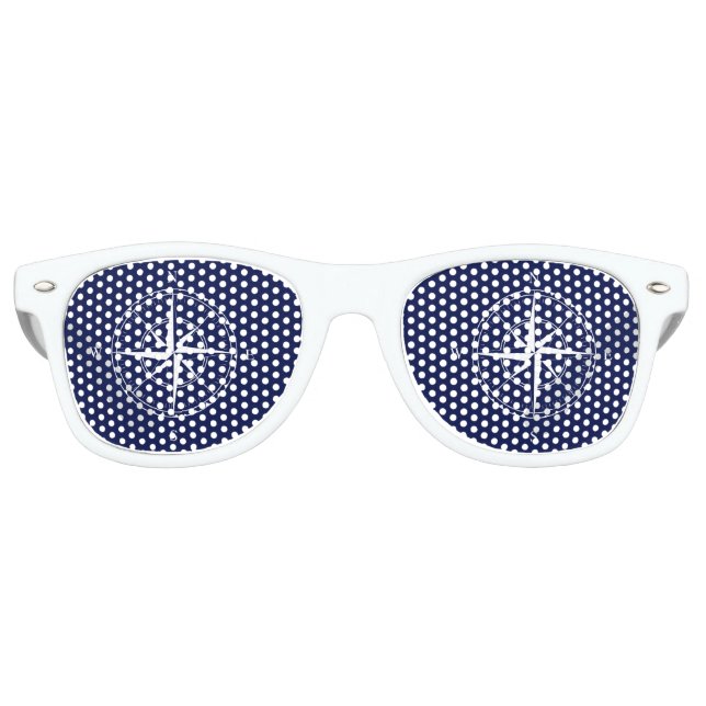 Kreuzfahrtschiff Nautical Compass Cruising Partybrille (Vorderseite)