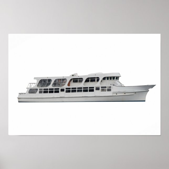 Kreuzfahrtschiff Poster (Vorne)