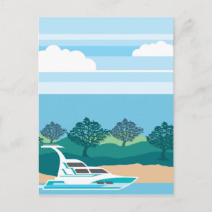 Kreuzfahrtschiff Postkarte