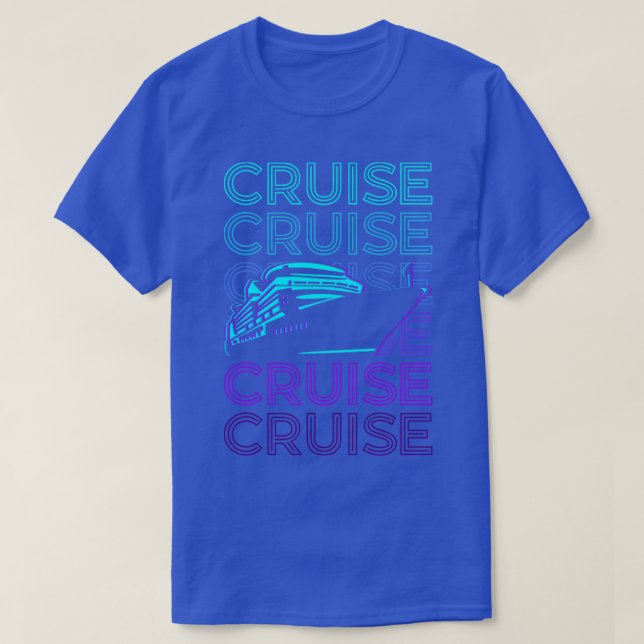 Kreuzfahrtschiff Retro-Geschenk T-Shirt (Design vorne)