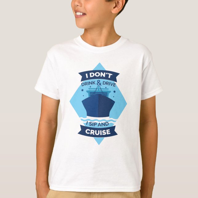 Kreuzfahrtschiff T-Shirt (Vorderseite)