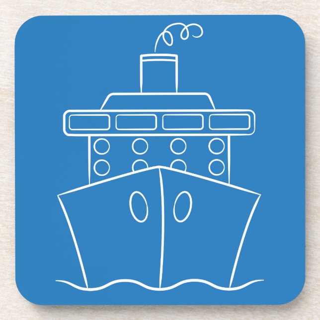 Kreuzfahrtschiff Untersetzer (Vorderseite)