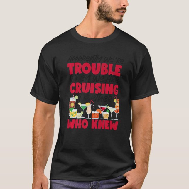 Kreuzfahrtschiff Urlaub Freunde Buddies Paare Mädc T-Shirt (Vorderseite)