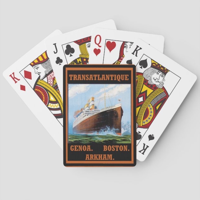 Kreuzfahrtschiffe: Arkham Spielkarten (Rückseite)