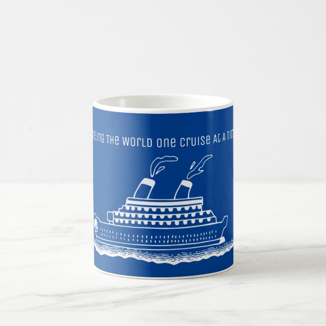 Kreuzfahrtschifffahrt Weltkaffee-Tasse Kaffeetasse (Mittel)