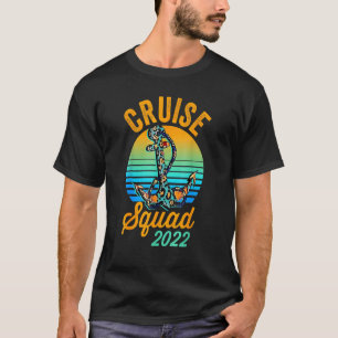 Kreuzfahrtteam 2022 Kuhleder Leoparden Anker Kreu T-Shirt