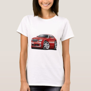 Kreuzfeuer-kastanienbraunes Auto T-Shirt