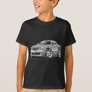 Kreuzfeuer-silbernes Auto T-Shirt