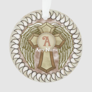 Kreuzflügel-Monogramm Ornament