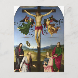 Kreuzigung Jesu von Raffael Postkarte