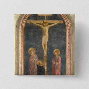 Kreuzigung mit der Jungfrau, SS. John das Evangeli Button