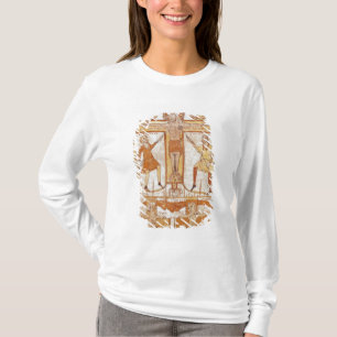 Kreuzigung u. Abteilung von Kleidung von T-Shirt