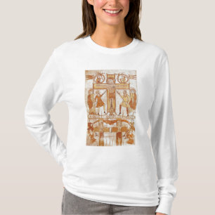 Kreuzigung u. Abteilung von Kleidung von T-Shirt