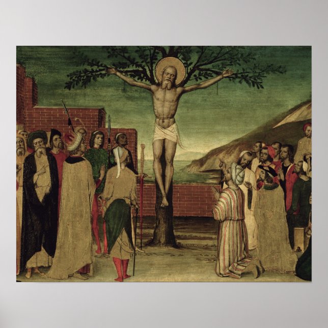 Kreuzigung von St. Andrew Poster (Vorne)
