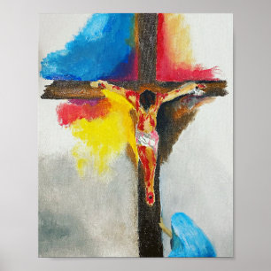 Kreuzigungsdruck Poster