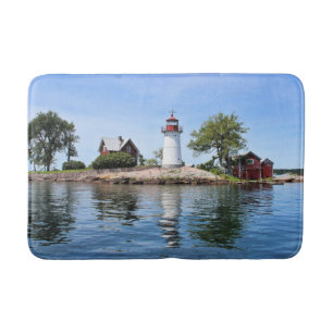 Kreuzinsel-Leuchtturm, New- Yorkbad-Matte Badematte