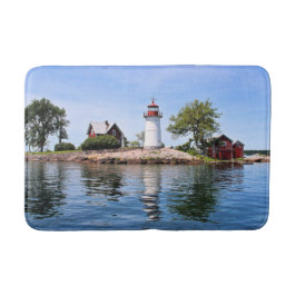 Kreuzinsel-Leuchtturm, New- Yorkbad-Matte Badematte