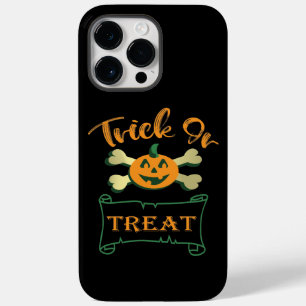 Kreuzknochen Halloween-Kürbis zu Trick oder zu Gas Case-Mate iPhone 14 Pro Max Hülle