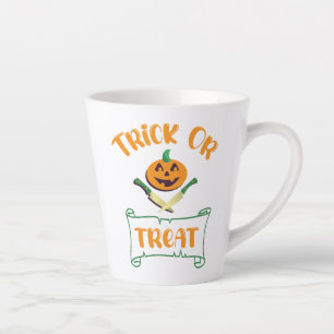 Kreuzknochen Halloween-Kürbis zu Trick oder zu Gas Milchtasse