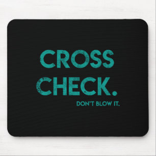 Kreuzkontrolle. Mach es nicht kaputt Lustige Flugb Mousepad
