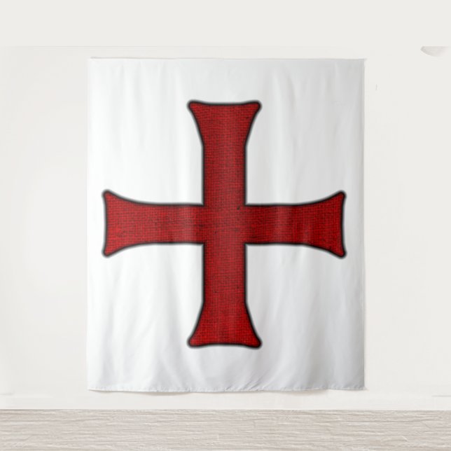 Kreuzkreuz Wandteppich (Vorderseite)