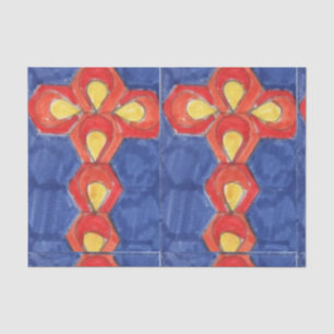 Kreuzmotif Seidenpapier