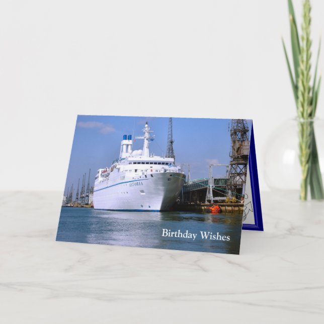 Kreuzschiff "Astoria", kundengerechte Karte (Vorderseite)