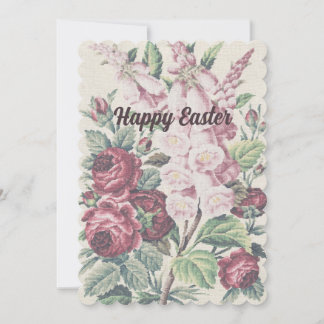 Kreuzstich-Blume Feiertagskarte