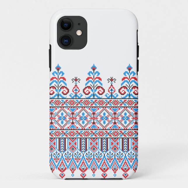 Kreuzstich Case-Mate iPhone Hülle (Rückseite)