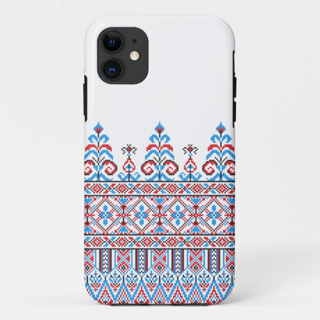 Kreuzstich Case-Mate iPhone Hülle (Rückseite)