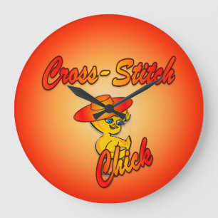 Kreuzstich-Kick #5 Große Wanduhr