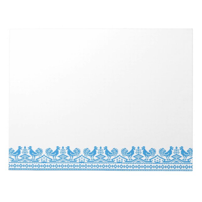 Kreuzstich Notizblock (Vorderseite)