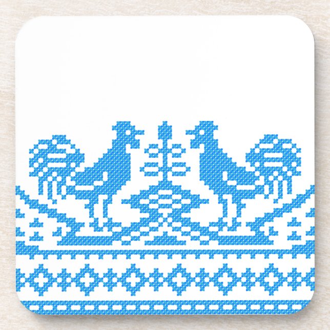 Kreuzstich Untersetzer (Vorderseite)