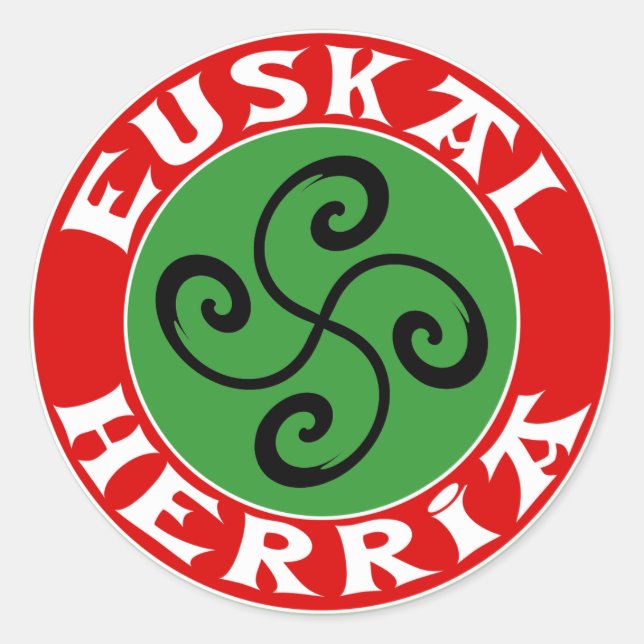 Kreuzsticker Runder Aufkleber (Vorderseite)
