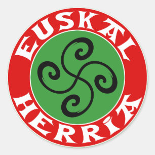 Kreuzsticker Runder Aufkleber
