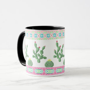 Kreuzstickerstickerei Tasse