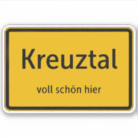 Kreuztal Aufkleber Sticker Autoaufkleber