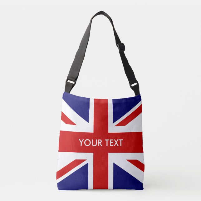 Kreuztasche mit Britischer Flagge Tragetaschen Mit Langen Trägern (Vorderseite)