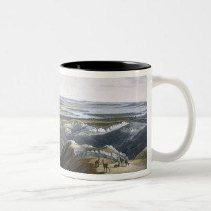 Kreuzung des gelben Steinflusses mit dem Missou Zweifarbige Tasse