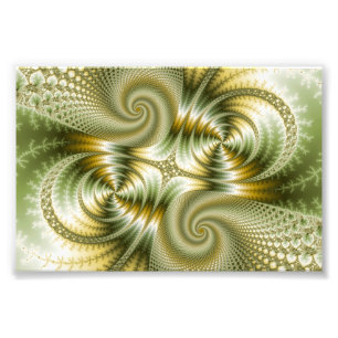 Kreuzung - Mandelbrot Kunst Fotodruck