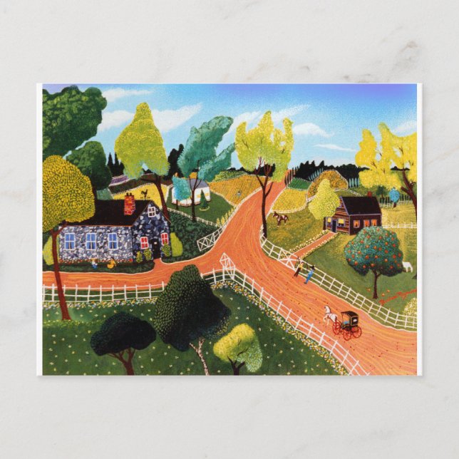 Kreuzung Postkarte (Vorderseite)