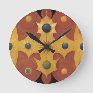 Kreuzung Runde Wanduhr
