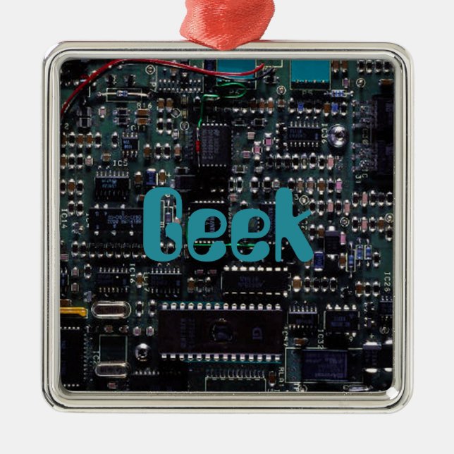 Kreuzung Silbernes Ornament (Vorne)