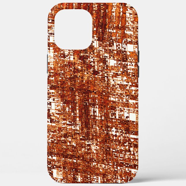 Kreuzung und rostige Quadratzoll Case-Mate iPhone Hülle (Rückseite)