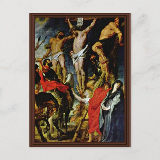 Kreuzung von Rubens Peter Paul (beste Qualität) Postkarte (Vorderseite)