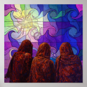 Kreuzweg: Jesus spricht zu Frauen Poster