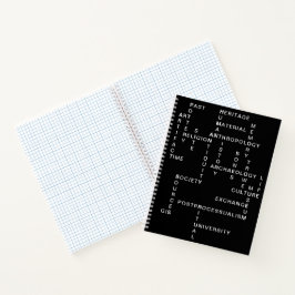 Kreuzworträtsel Archäologie und Anthropologie Notizbuch